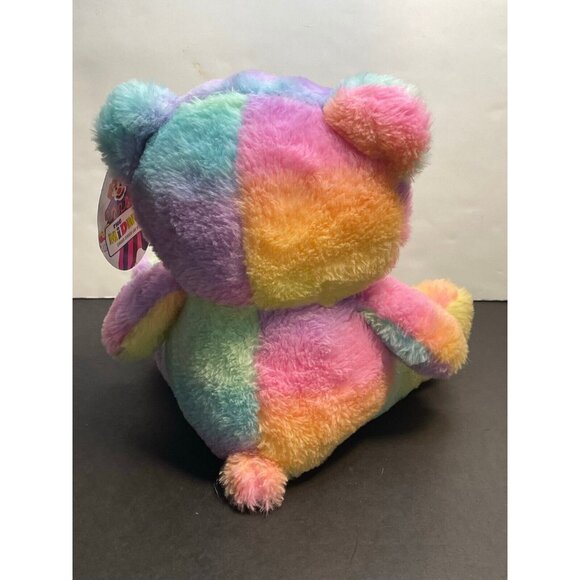 Midway Circus Circus Las Vegas bear 12" plush tye dye stuffed animal toy 2019 - Picture 2 of 11